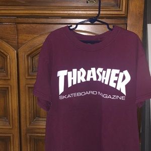COPY - Thrasher maroon tshirt